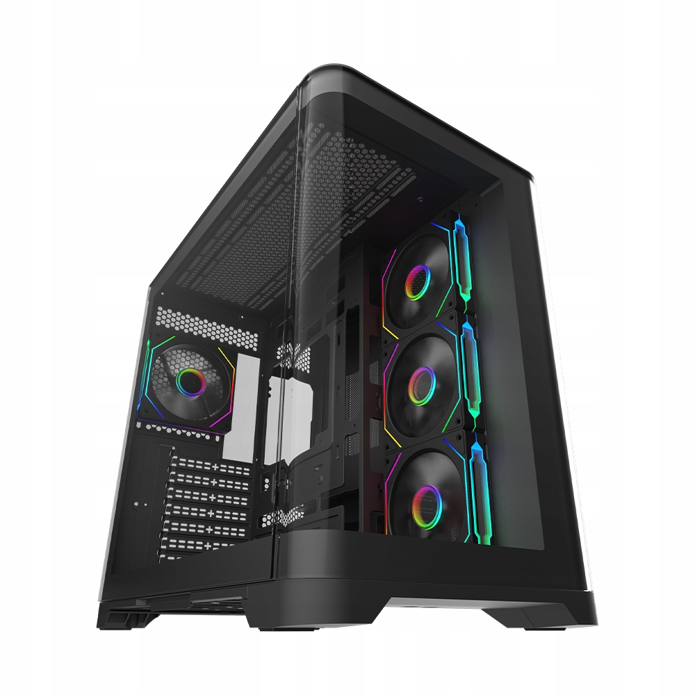 Obudowa komputerowa Europa Atx szkło tower Usb czarna