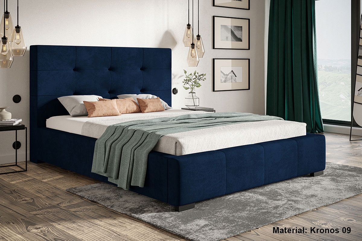 Łóżko tapicerowane LUX 5 160x200 Stelaż + pojemnik Kod producenta LUX5