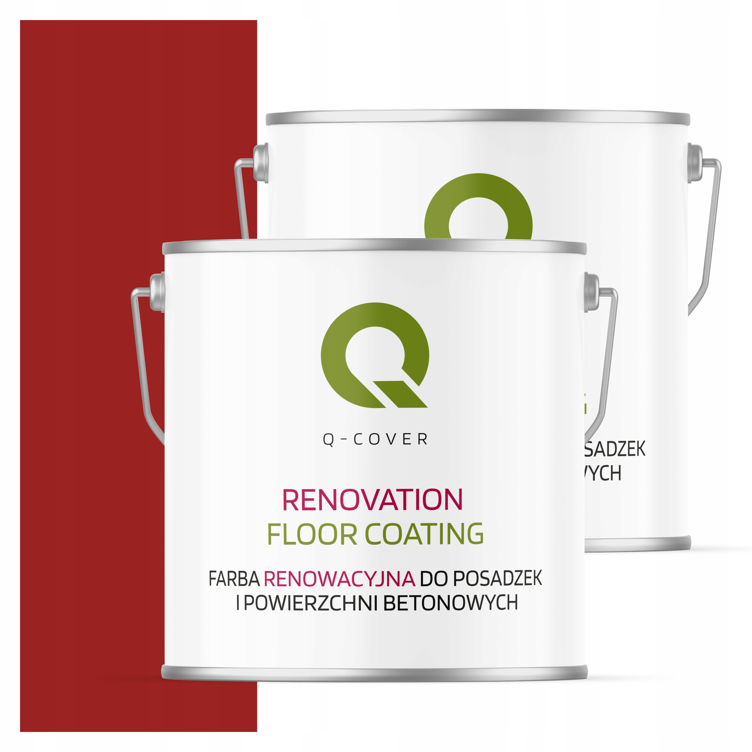 Ochranná farba na podlahy Renovačná červená Karmínová 3002 Saténová 5L