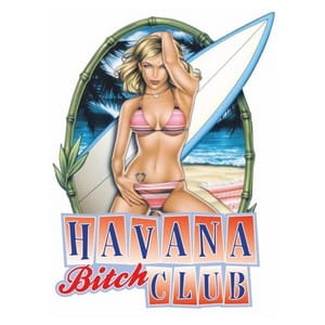 

Havana Bitch Club naklejka pin up
