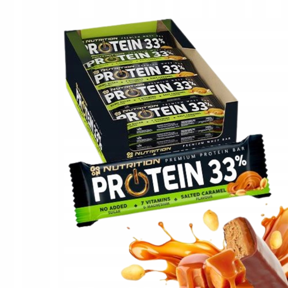 Levně Sante Go On Protein33% Salted Caramel 50 g x 25 ks