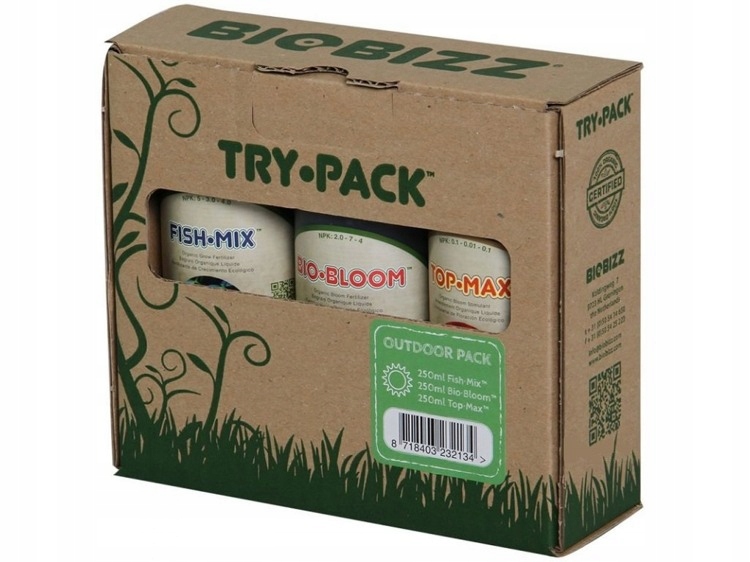 

Zestaw startowy nawozów Biobizz Trypack Outdoor