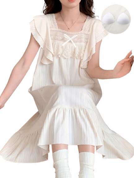 Roztomilá Košile Noční V Dívčím Stylu Elegantní Košile 3XL