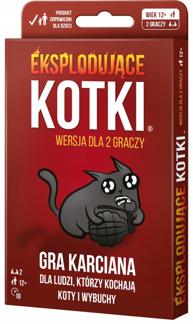 

Rebel Eksplodujące Kotki: Wersja dla 2 graczy
