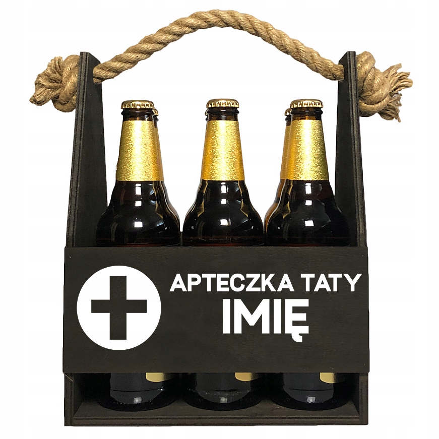 Nosítko Na Alkohol Dárek Den Otců Jméno Tatínka Lékárnička na pivo Vzory