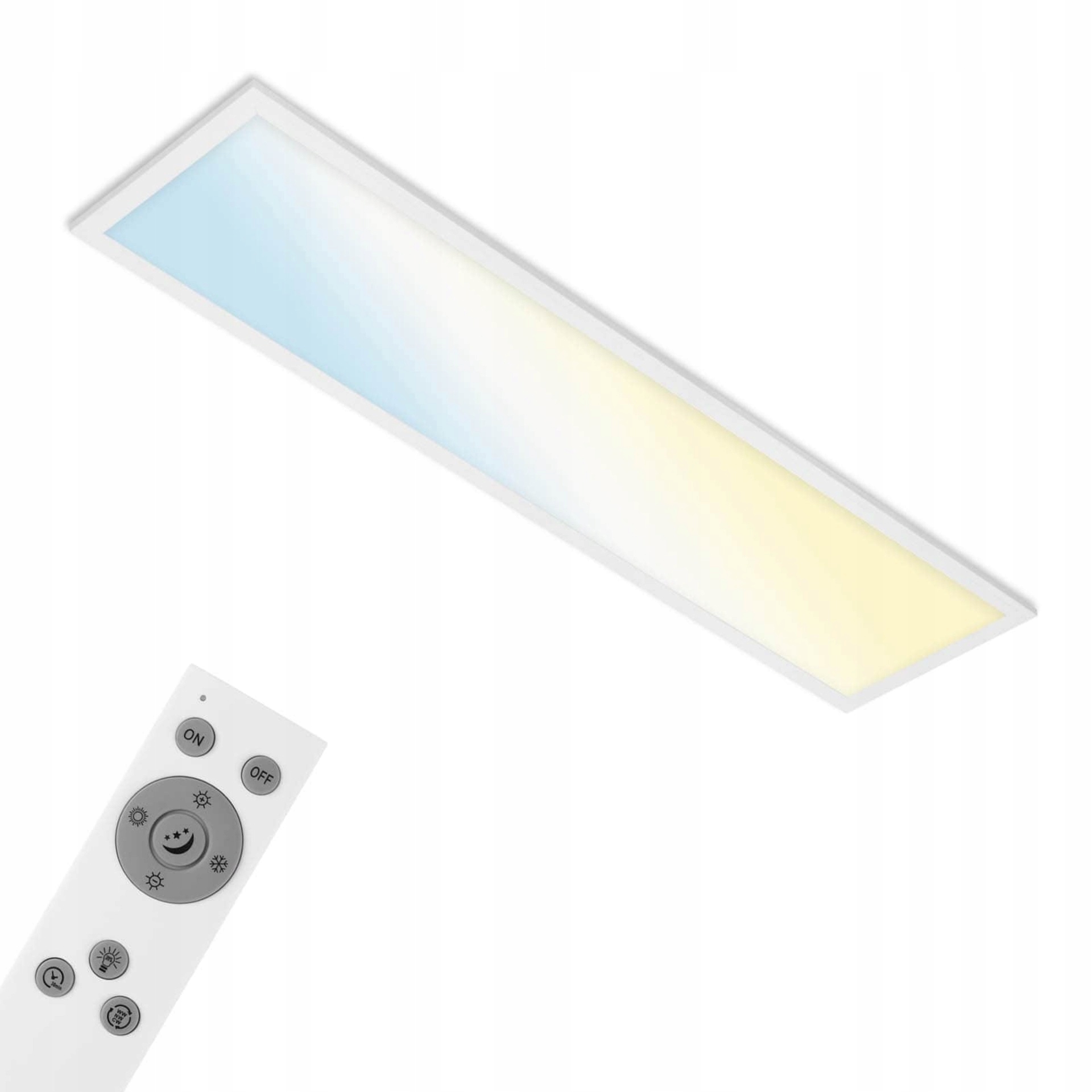 Led panel Briloner Cct 100 cm, 28 W, 3000 lm, stmievateľný, biely, smart