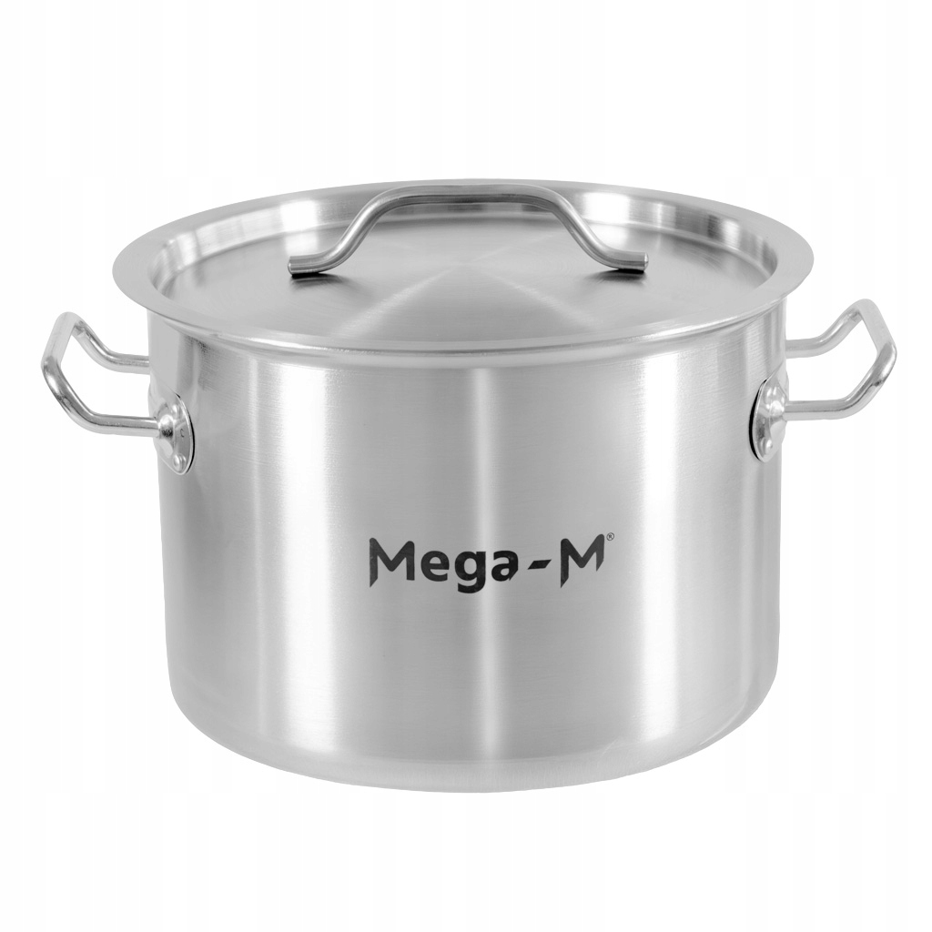 Hrnec s poklicí 8L 28CM Indukční plyn Mega-M Standard