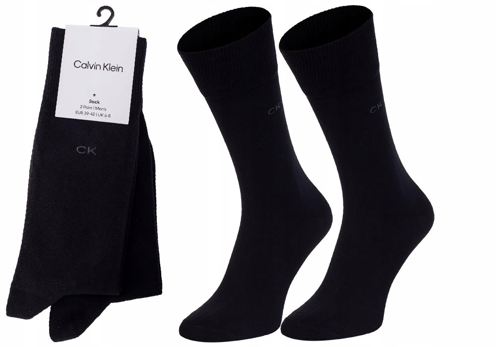 

Calvin Klein Skarpety Skarpetki 2P Black r. 39-42