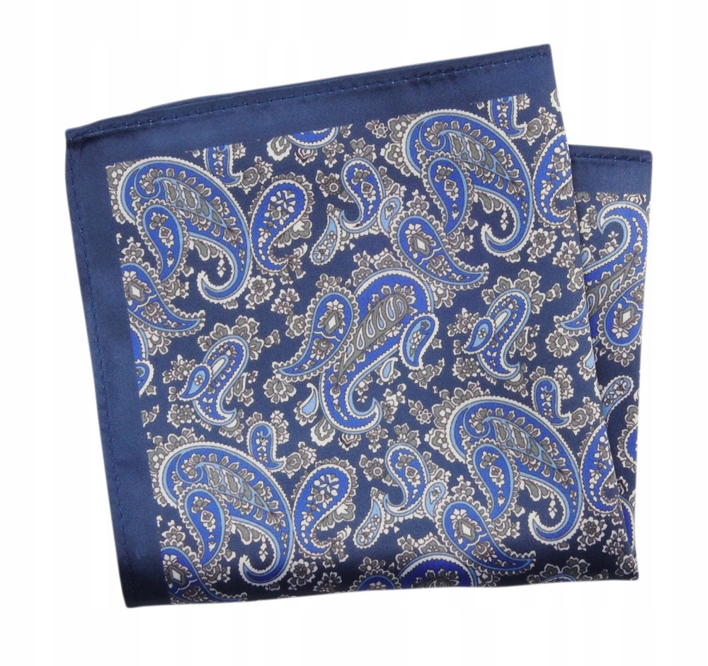

Elegancka Męska Poszetka Wzór Paisley Łezki Alties