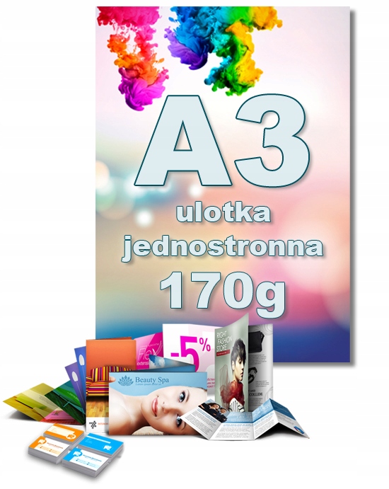 

Plakat Ulotki Ulotka A3 kolor 100szt.