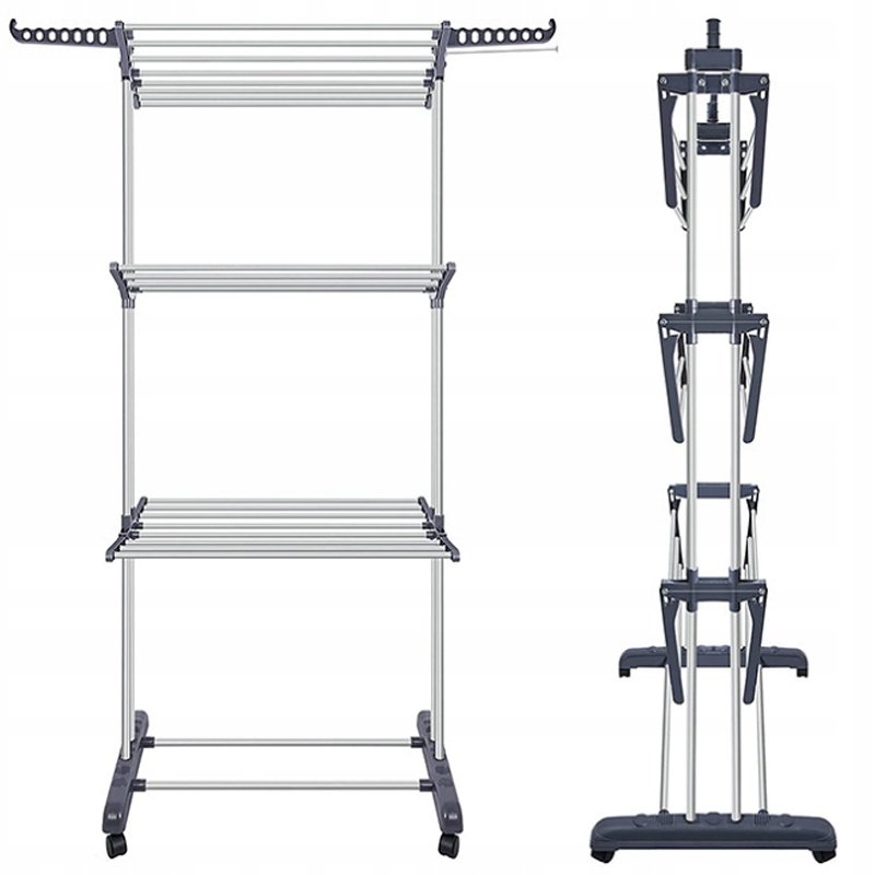 SUSZARKA NA PRANIE BIELIZNĘ DO UBRAŃ TELESKOPOWA PIONOWA 40kg prania MOCNA Marka Ecarla