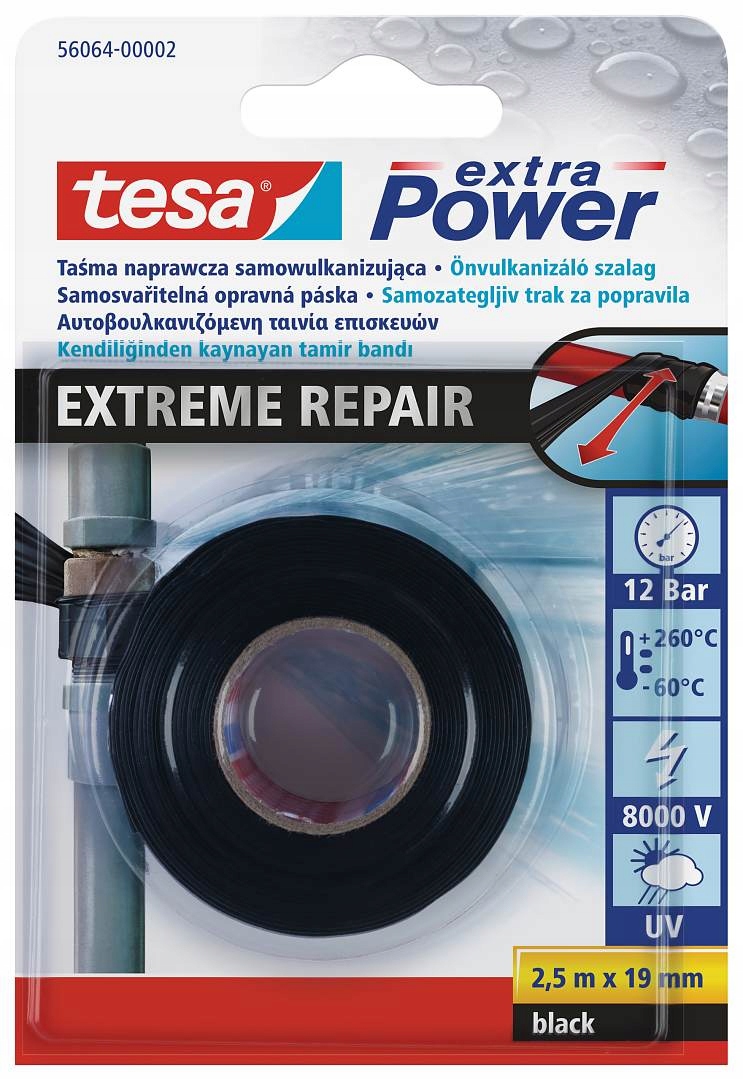 

Tesa 56064 Taśma Naprawcza Samowulkanizująca 19mm