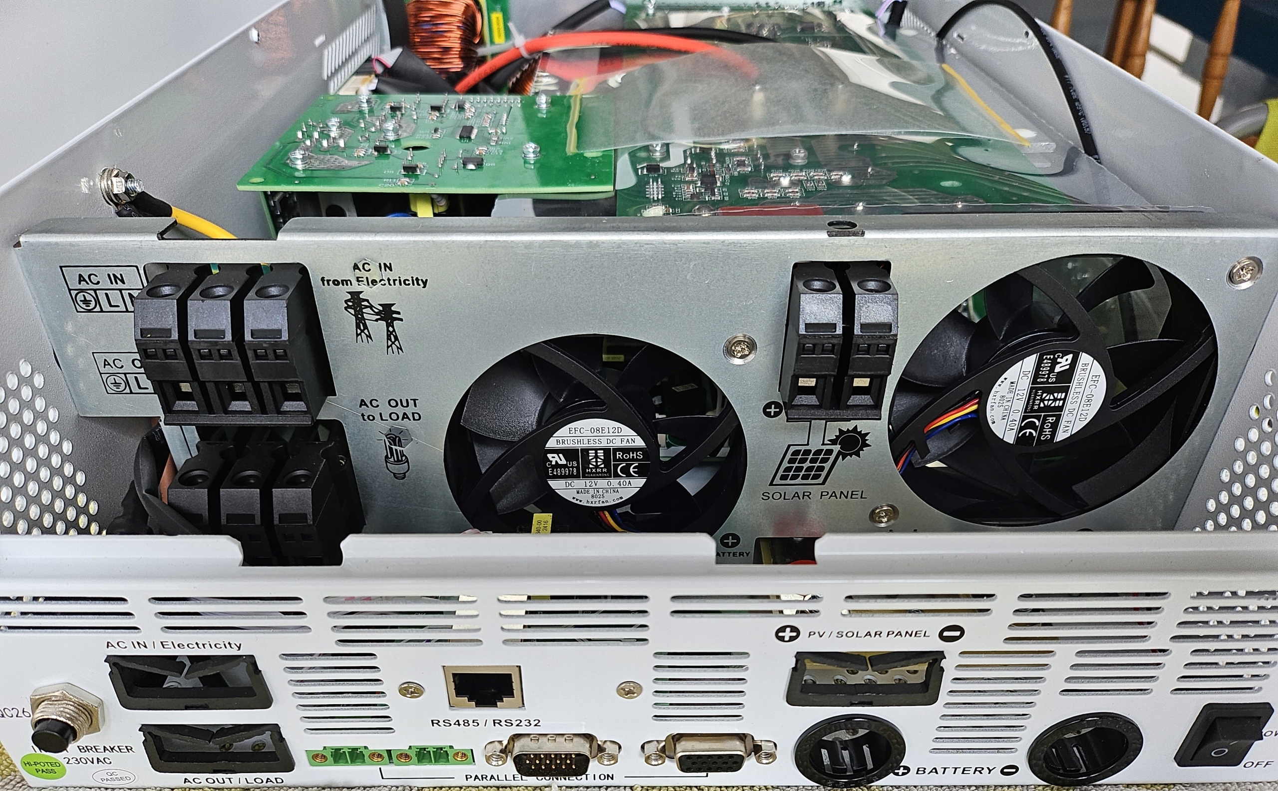 Inwerter Sideon Off-Grid Solar 5,5KW 48V 120A UPS Kod producenta inwerter OFF GRID Sideon MPS-5500HP