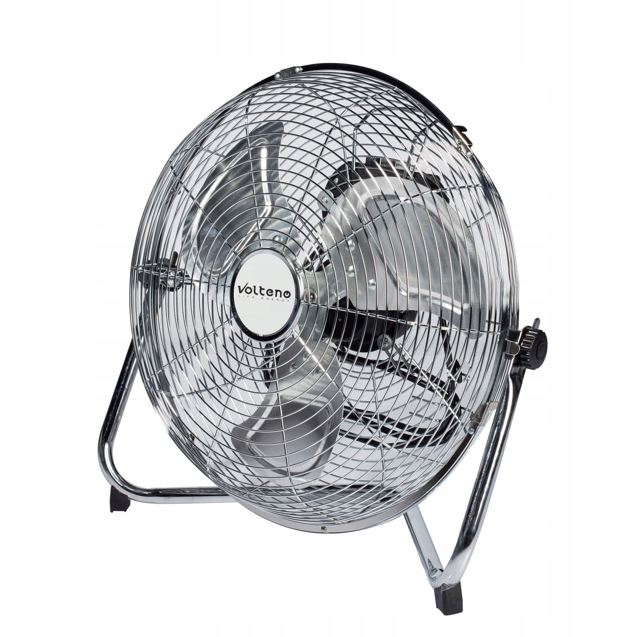 Ventilátor Stojanový Ventilátor Podlahový Cirkulátor 100 W 43 cm Chróm