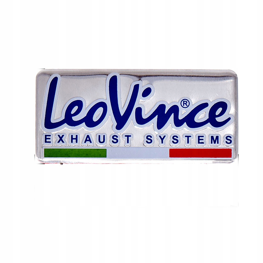 EMBLEMAT ZNACZEK TŁUMIK ALUMINIUM LEO VINCE
