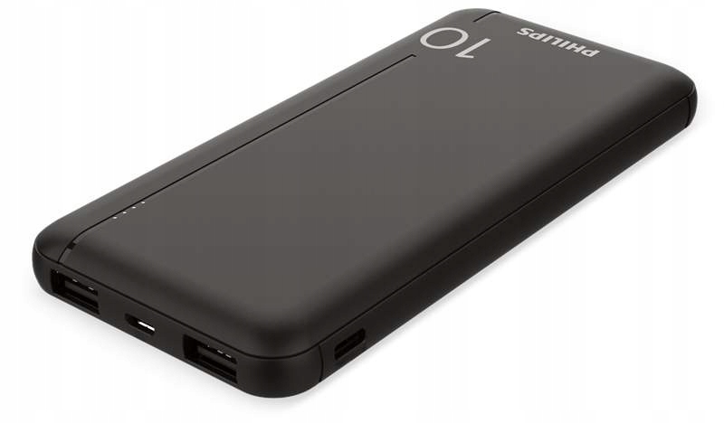 Power bank 10000mAh 3xUSB Typ-C Typ-A czarny Philips DLP1810CB/00