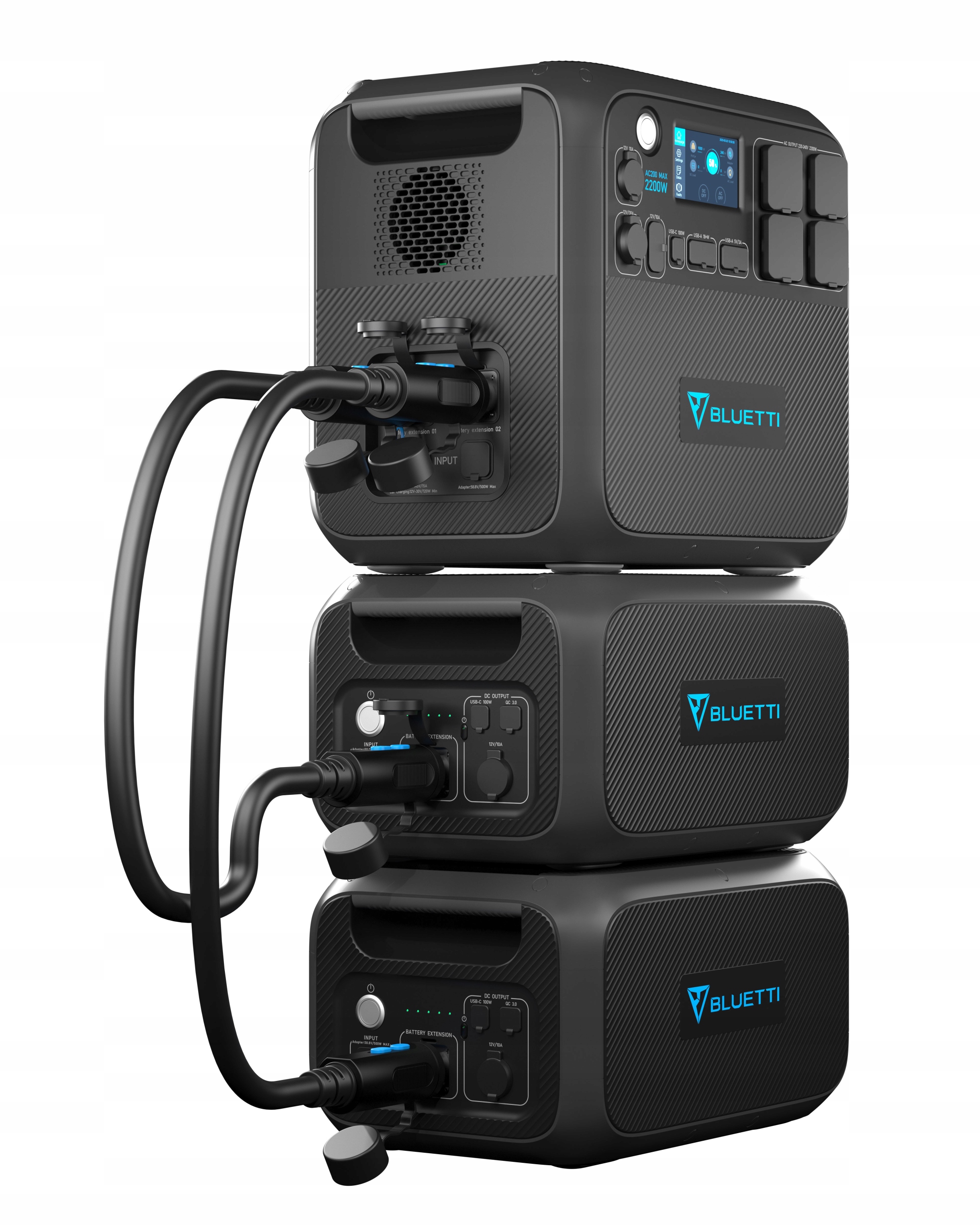Agregat prądotwórczy BLUETTI AC200Max 2200W Przenośna stacja ładowania Moc 2200 W