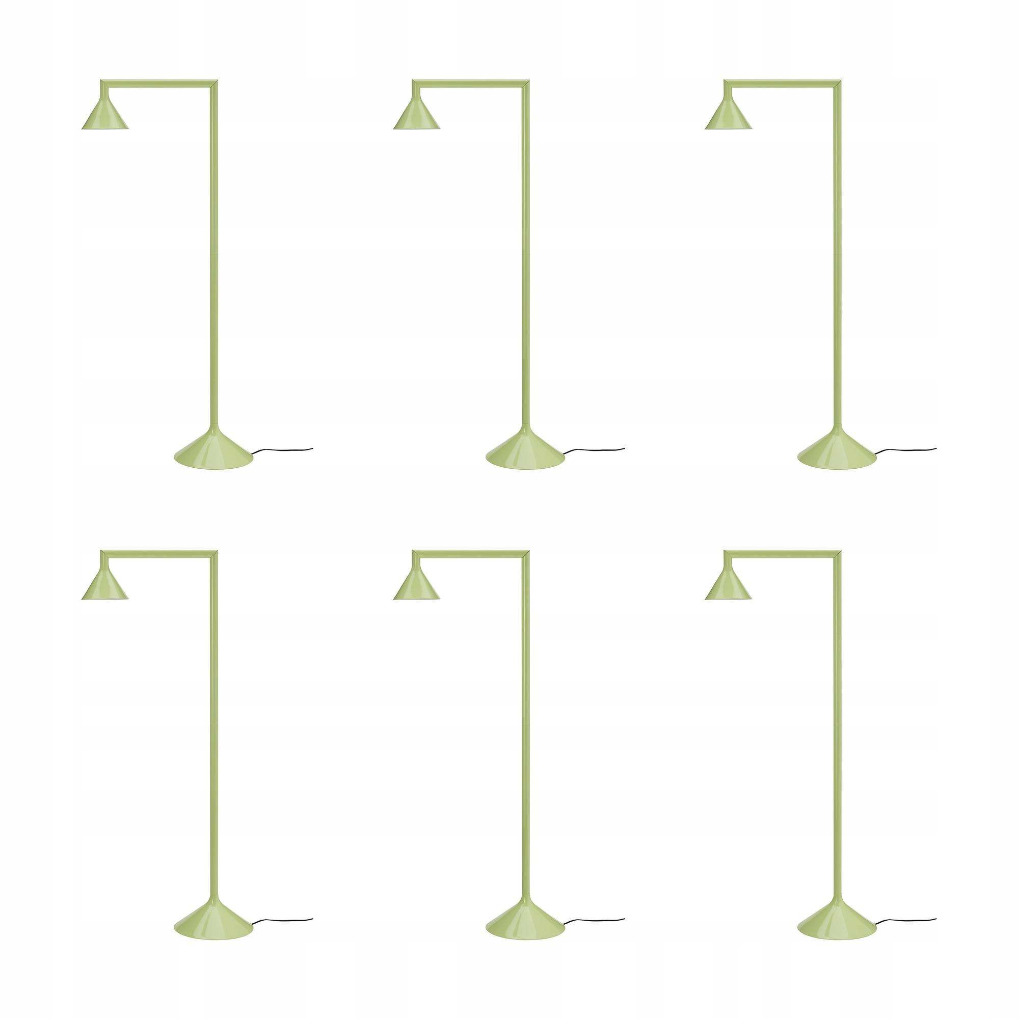 6 szt. Lampa podłogowa żółta 182 cm Ps 2026
