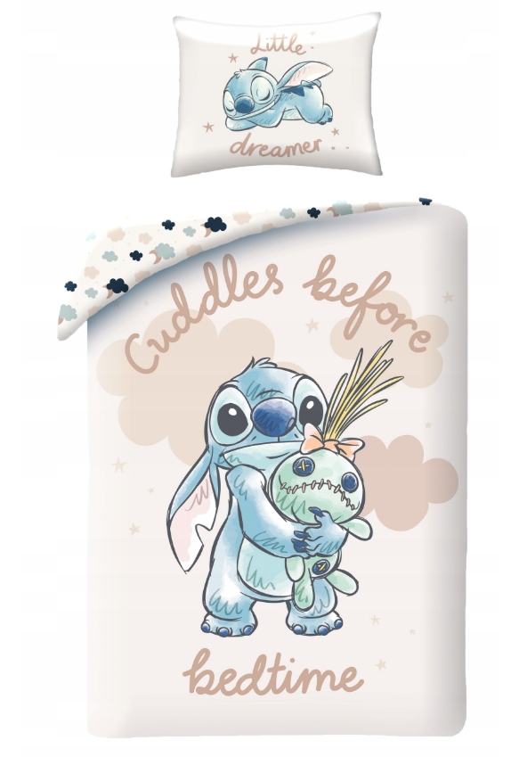 Pościel Bawełniana Lilo i Stitch 160x200 Stich Sticz