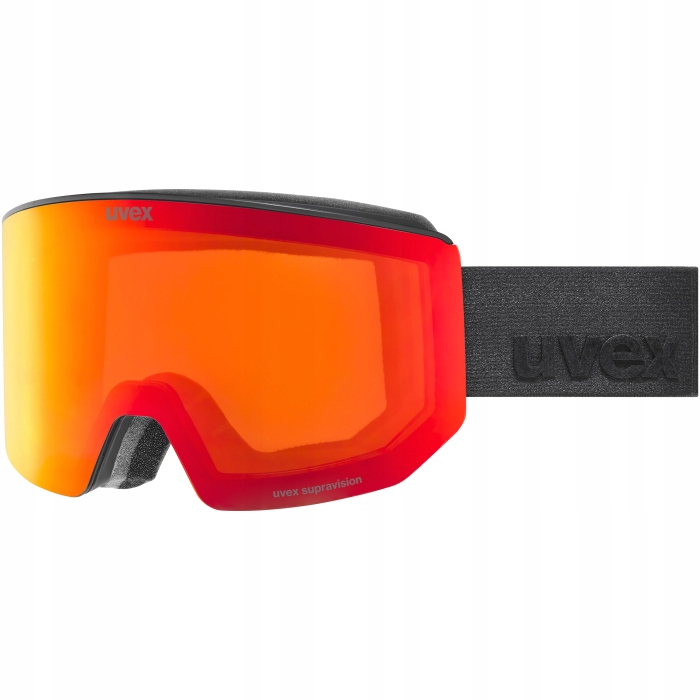 Lyžařské brýle Uvex Lace Attract Fm S2+S1 černé matné zrcadlově červené