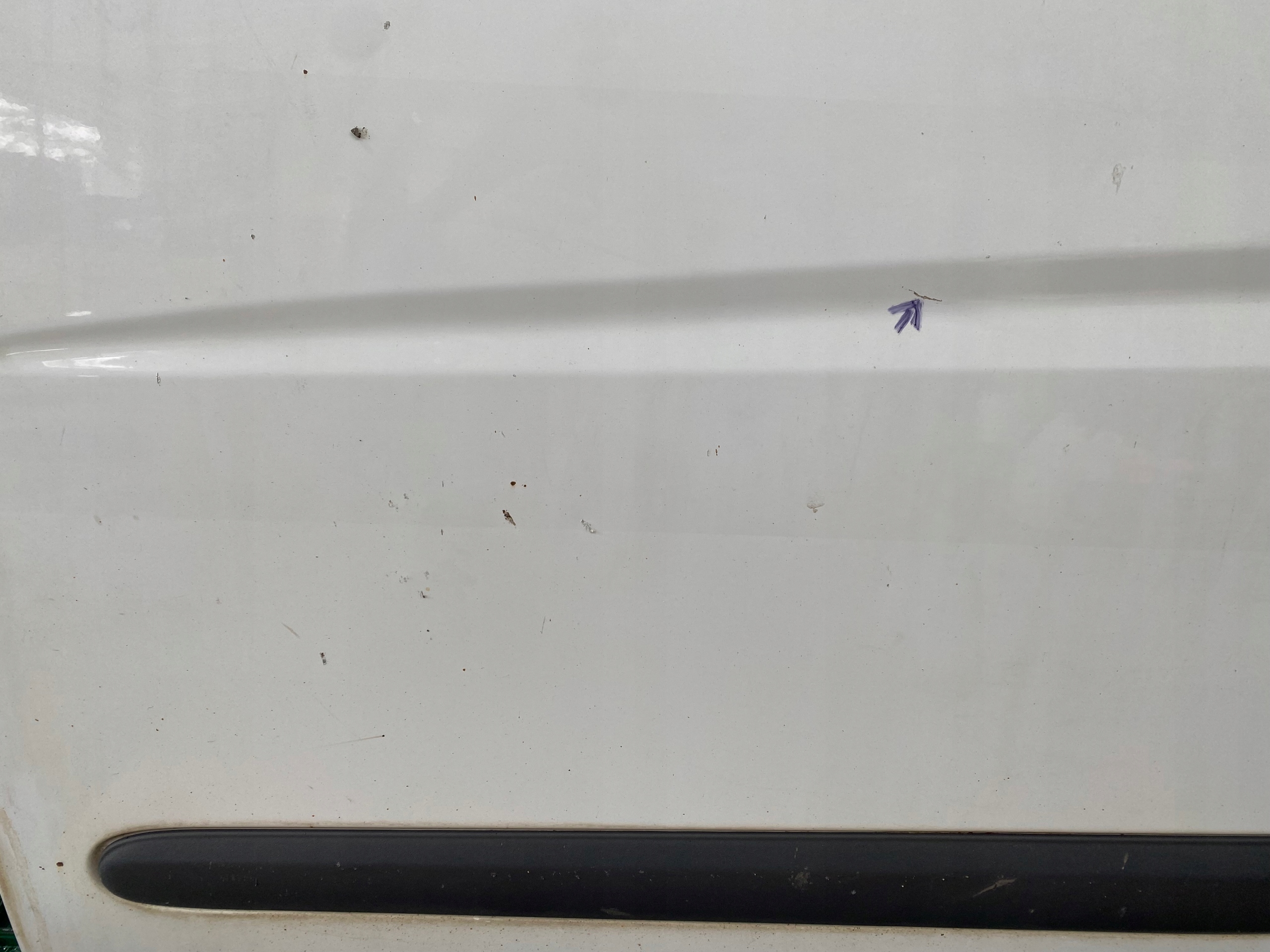 MERCEDES VITO W639 03-14 door front left front BIALE original