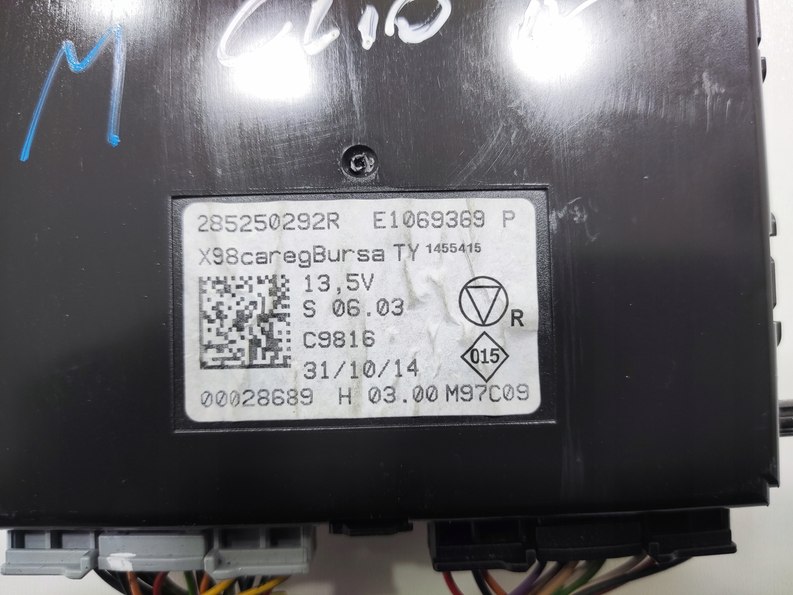 module control unit RENAULT CLIO IV 285250292R 2013-2016