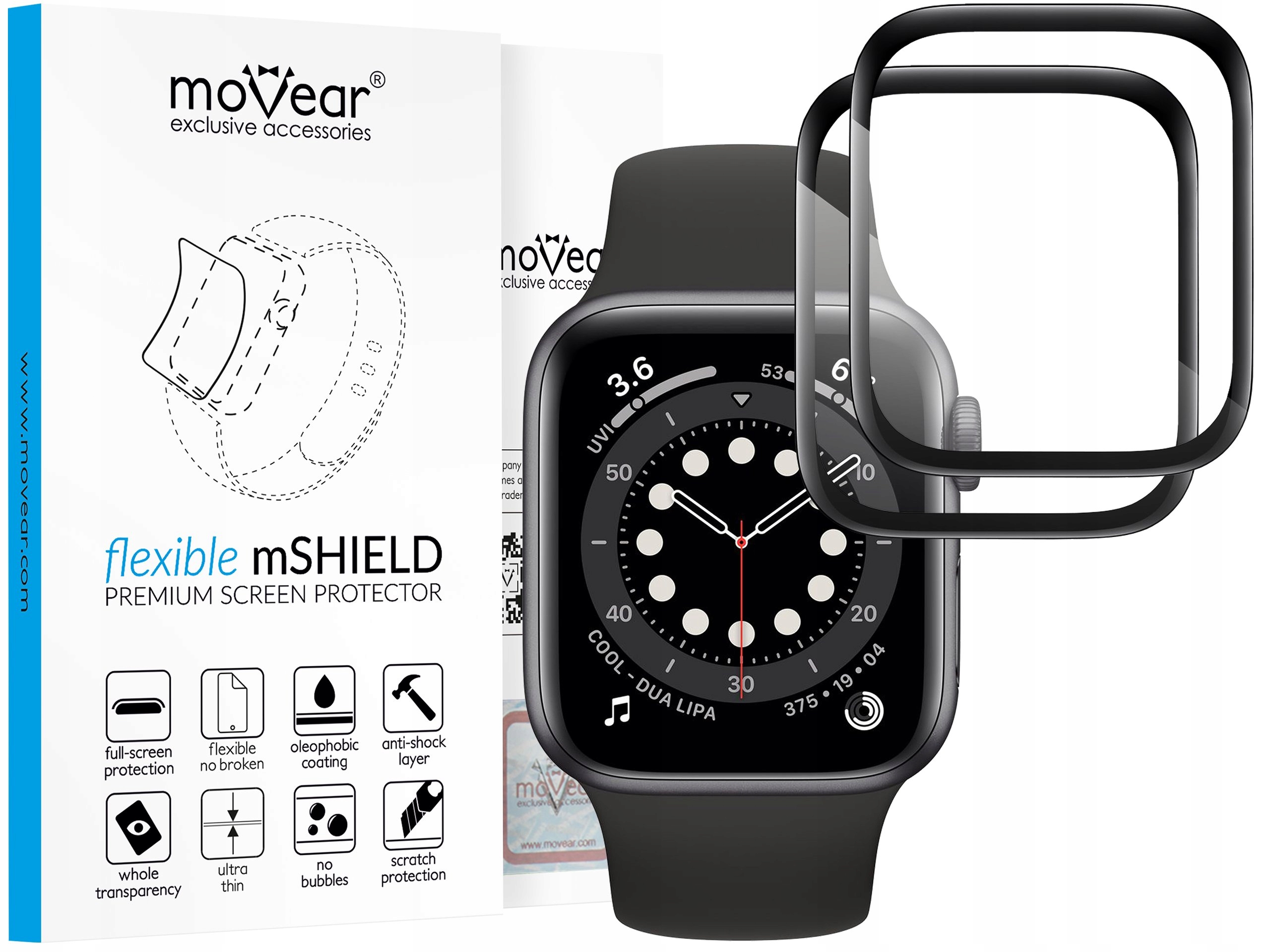 

Pancerne szkło hybrydowe 3D do Watch 3 2 1 38mm