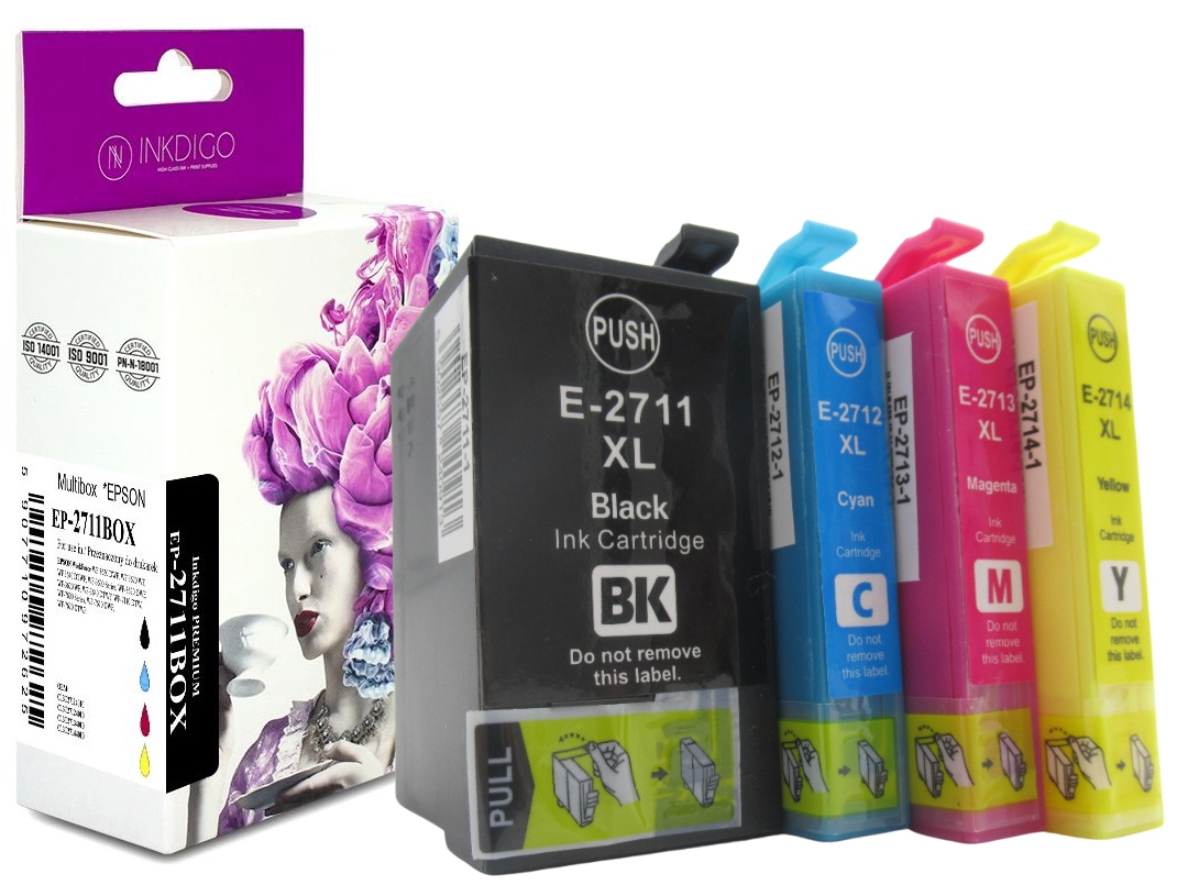 

4x Tusz Zamiennik Epson WF7210DTW WF7710DWF WF7715