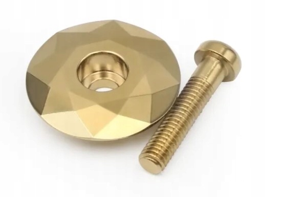 KAPSEL STERÓW + ŚRUBA AHEAD KOREK ZAŚLEPKA ZŁOTY Marka inna