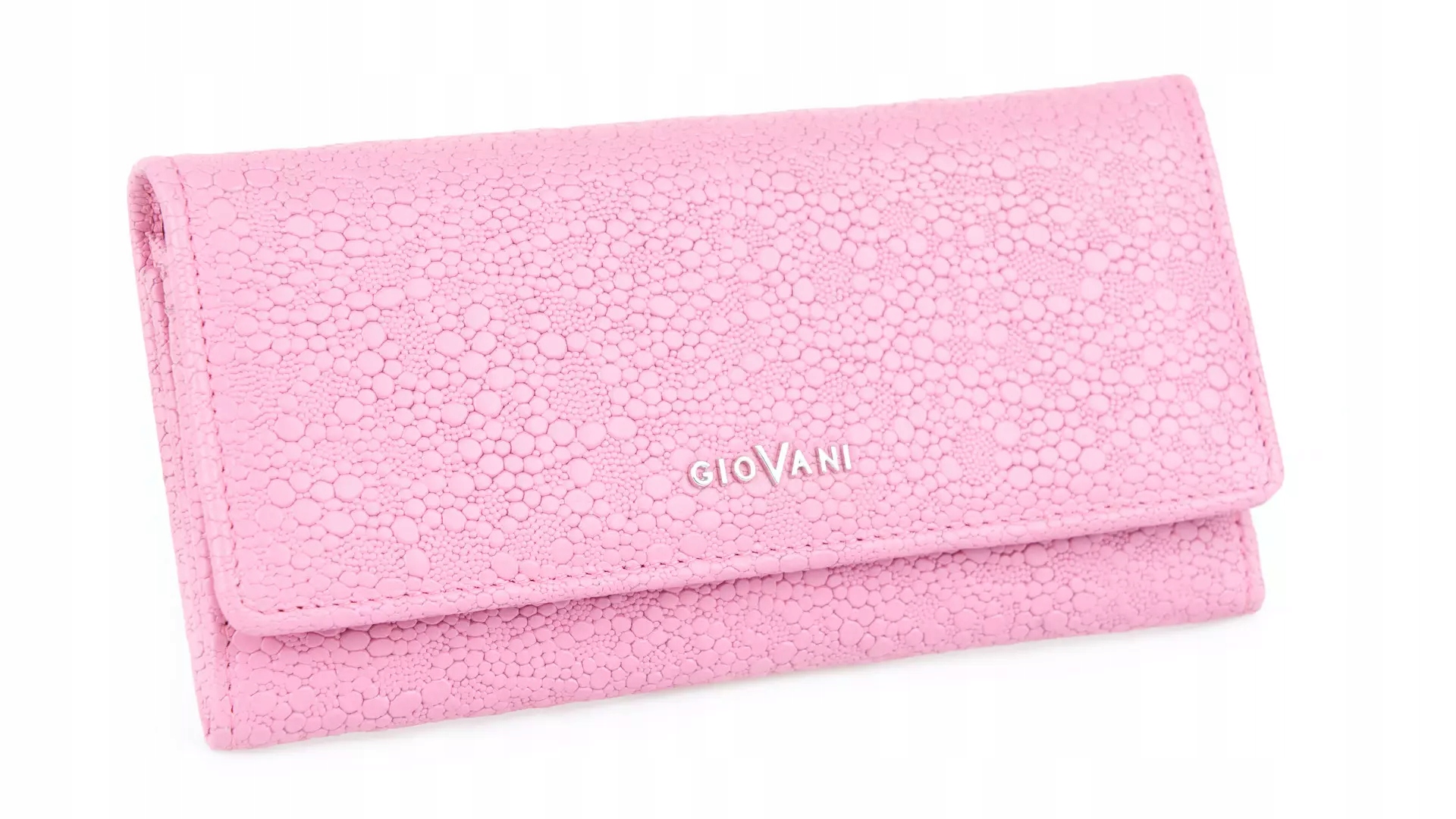 Dámská velká kožená peněženka Ortensia Giovani Rfid Světle růžová