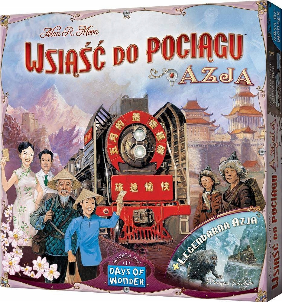 Wsiąść do Pociągu: Azja gra planszowa dodatek