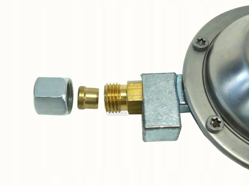 Reduktor razu z 50 na 30 mbar 1 5kg RVS8 rurka 8mm Part number 720469