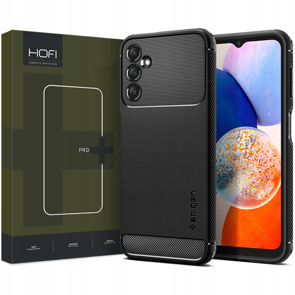 

Spigen Gumowe Etui Case Na Galaxy A14 5G Szkło