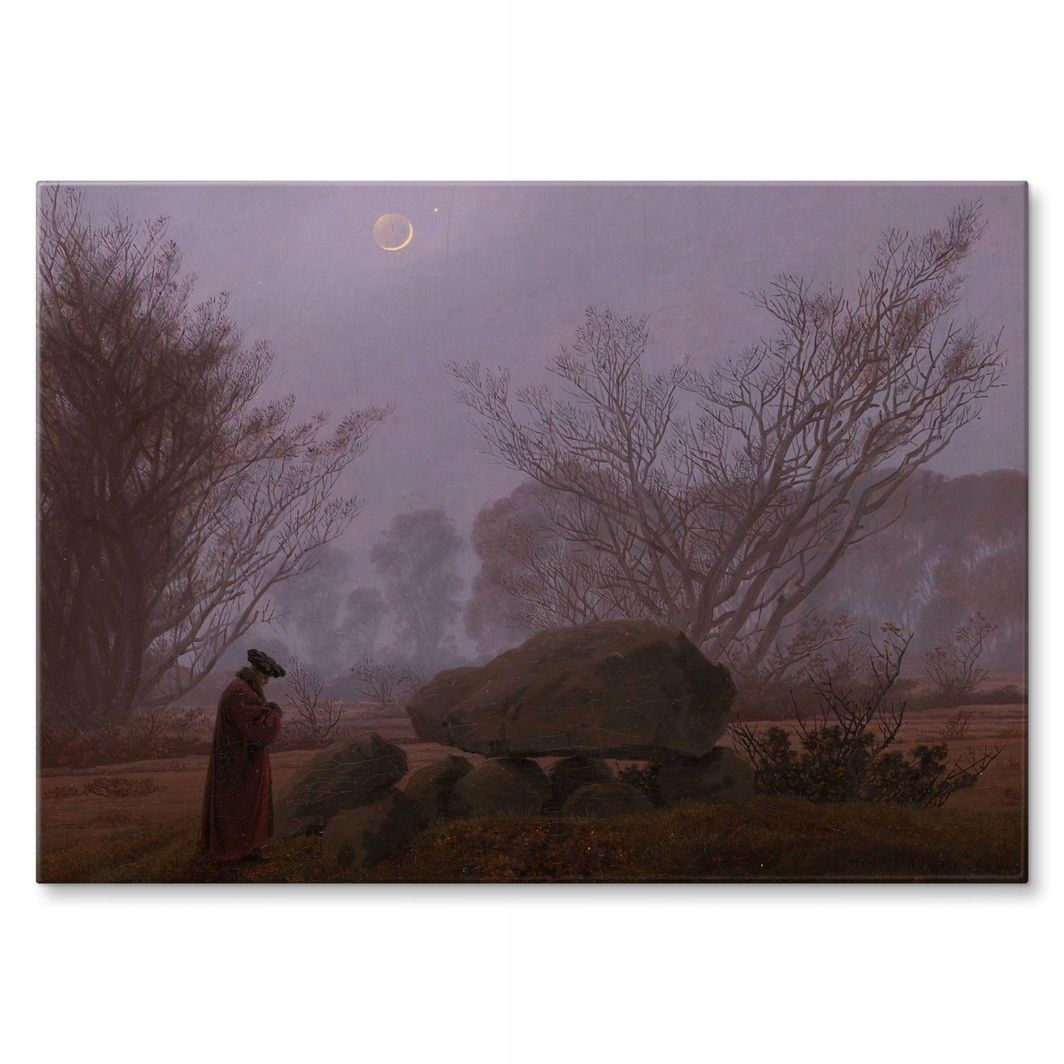 Kovový plakát Walk at dusk Friedrich Szyld Plech 42 x 59,4 cm Dárek