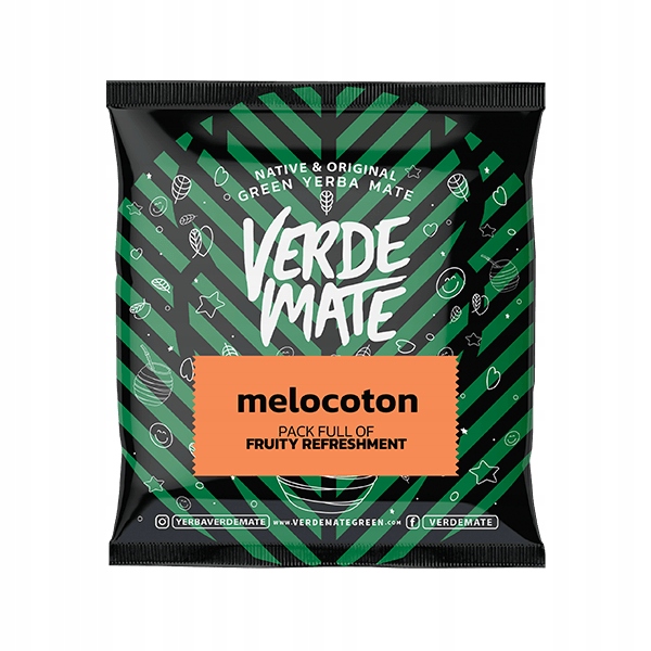 Levně 9 x Verde Mate Green Melocoton 50 g