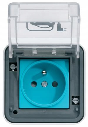 Gniazdo ładowania pojazdów elektrycznych natynkowe IP55 Hager XEV080