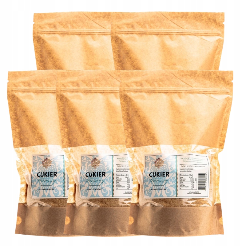Cukr třtinový nerafinovaný 1 kg Schronisko Bukowina je zdravější