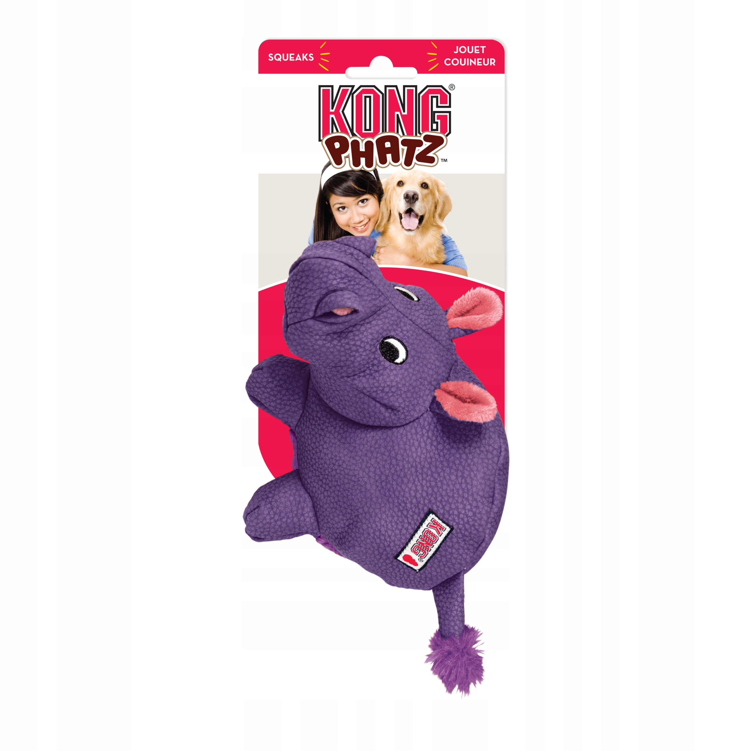 

Zabawka dla psa Kong Phatz Hippo