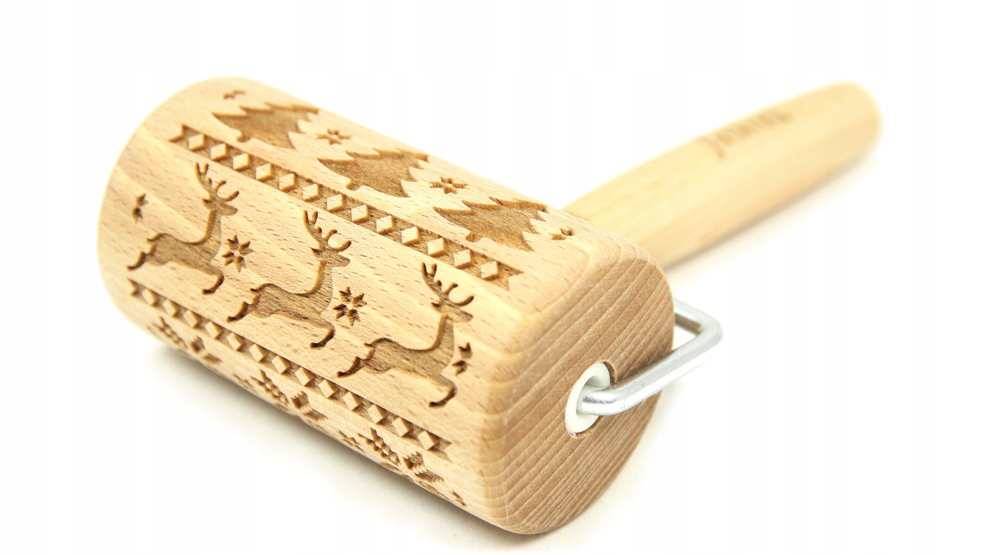 MINI WAŁEK GRAWEROWANY SKANDYNAWSKIE ŚWIĘTA