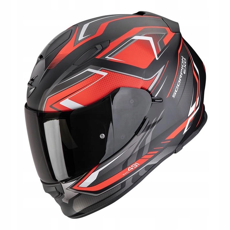 Helma Scorpion EXO-491 Zumo Matt Black/red čierna červená Darčeky