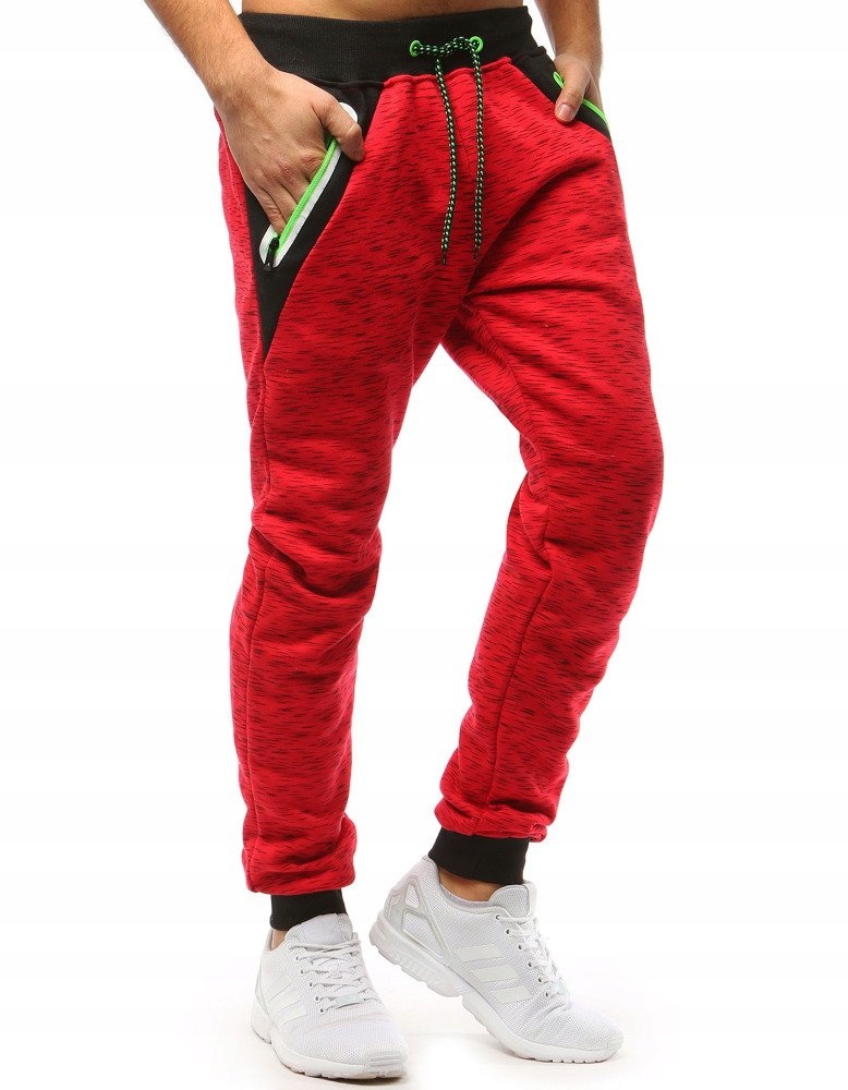 MĘSKIE SPODNIE DRESOWE TYPU JOGGER roz. M Rozmiar M