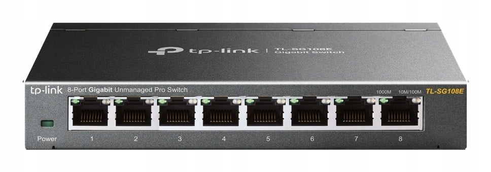 TP-Link TL-SG108E switch spravovatelný L2 Gigabit Ethernet (10/100/1000)