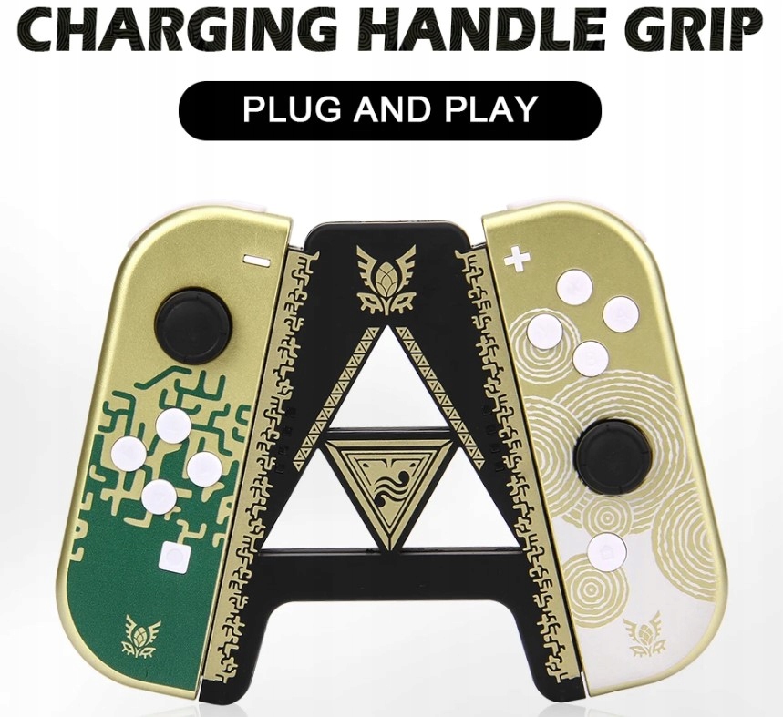 Limited Edition HandGrip uchwyt z ładowaniem do NS Switch/OLED Zelda TOTK