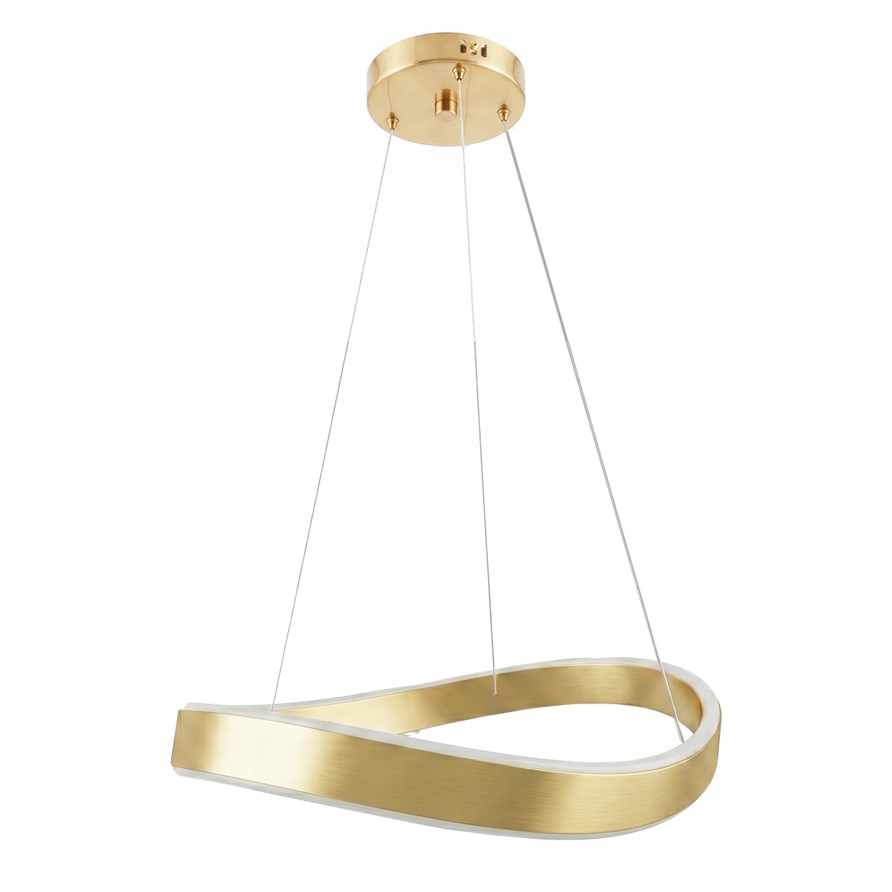 Závěsné Stropní Svítidlo Led Nad Stůl Glamour 40 cm Zlatá Kartáčovaná