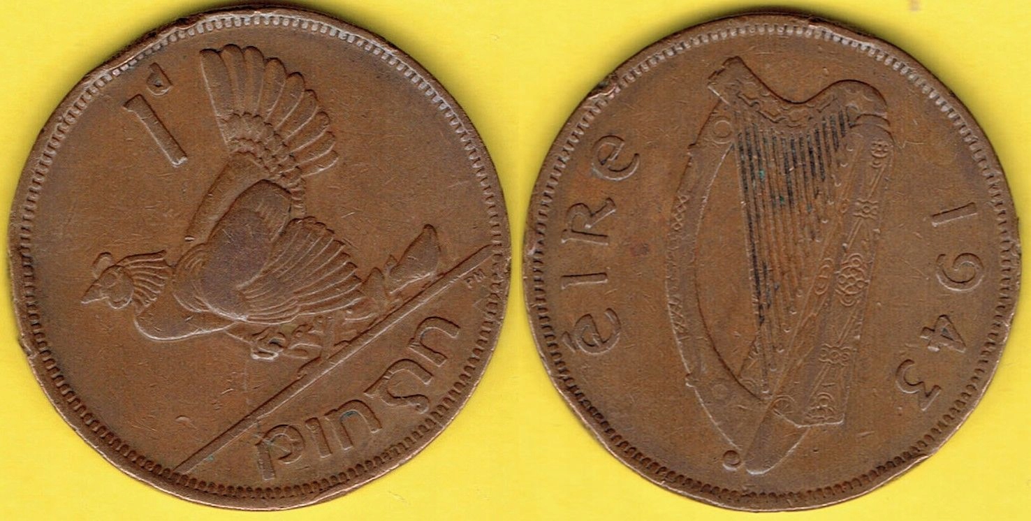 IRLANDIA 1 PENS 1943 r.