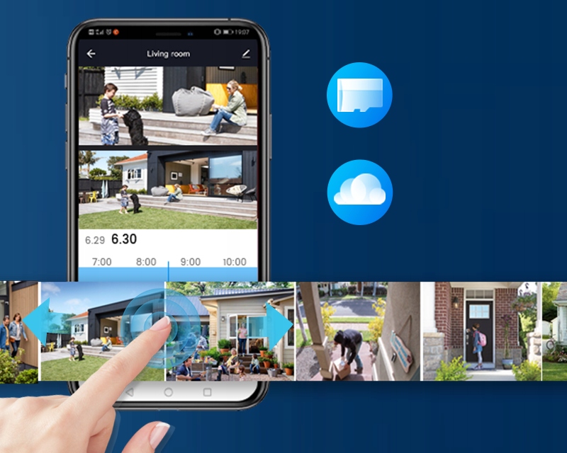 KAMERA ZEWNĘTRZNA OBROTOWA IP WIFI 2MPX FULL HD 4x ZOOM DO MONITORINGU Stan opakowania oryginalne