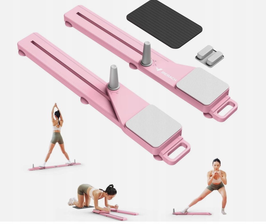 Wielofunkcyjna Deska do ćwiczeń Pilates Roller do Brzuszka róż z reformerem