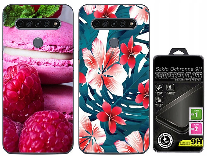

2 x Etui Silikon Foto Do Lg K51S Szkło
