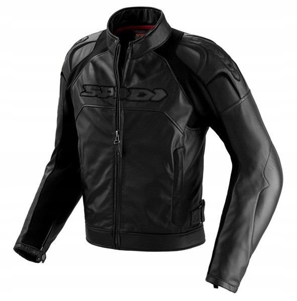 SPIDI DARKNIGHT Męska skórzana kurtka motocyklowa
