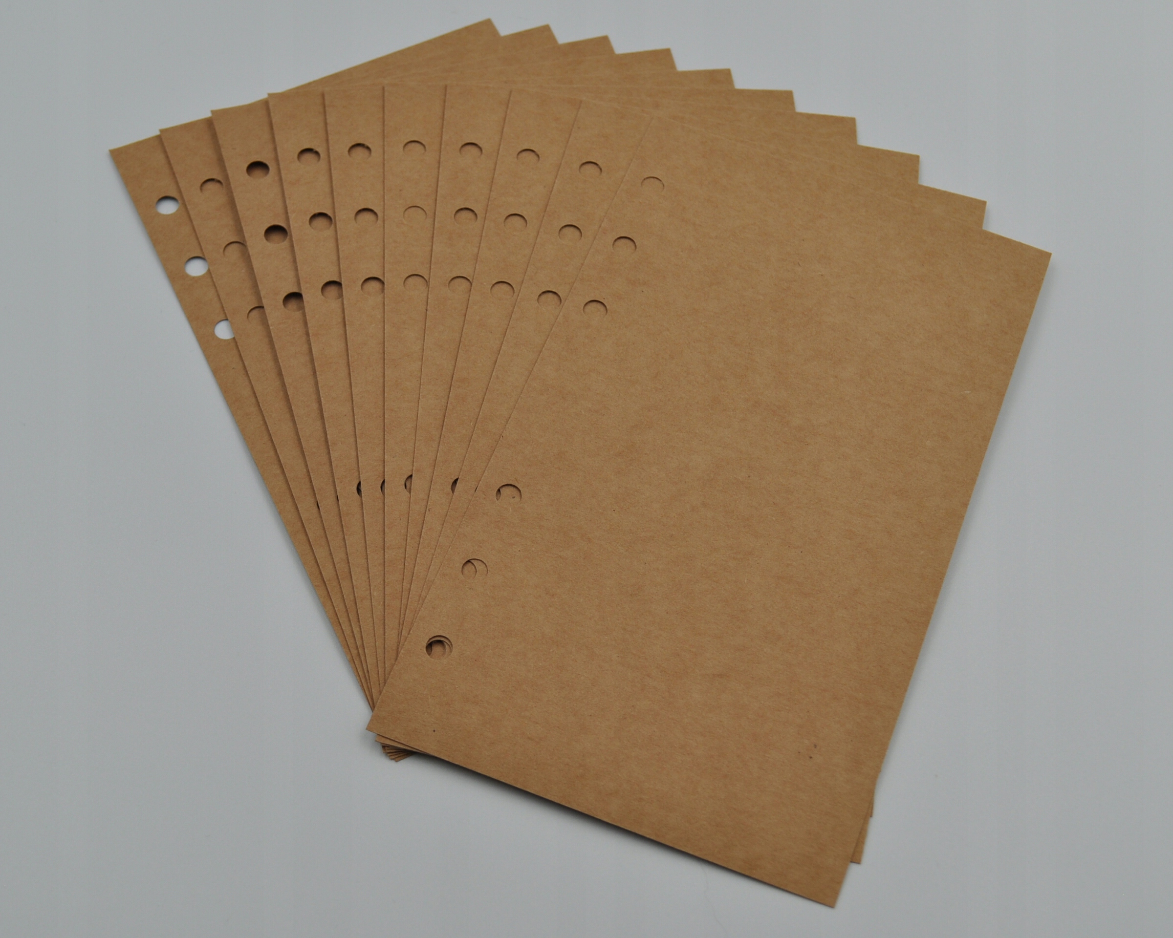 Wkład segregatora notesu planera EKO KRAFT - CZYSTY - A6 9,9x17cm